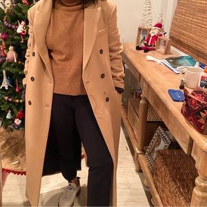 Camel Zara Wool coat Oversized XS - EUC